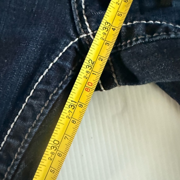 Miss Me Womens Blue Coin Pocket Medium Wash Mid-Rise Skinny Jeans Size 28 - Picture 16 of 16